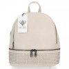 BEE BAG Modny Plecaczek Damski Dolly Beżowy